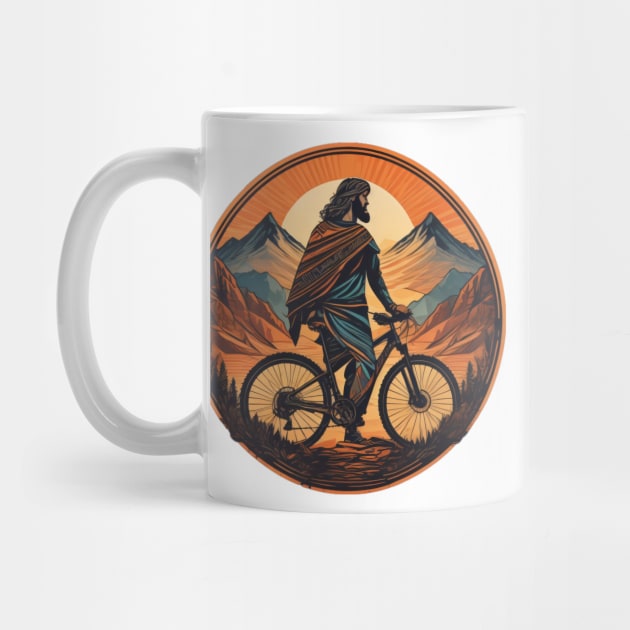 Jesus and his mountain bike by Sneek661